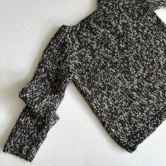 DOSA Pullover Sweater Hand Knitted Chunky Knit 100% Alpaca Gray Women’s Size 1 - Picture 1 of 11